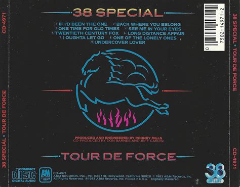 Release Tour De Force By 38 Special Cover Art Musicbrainz