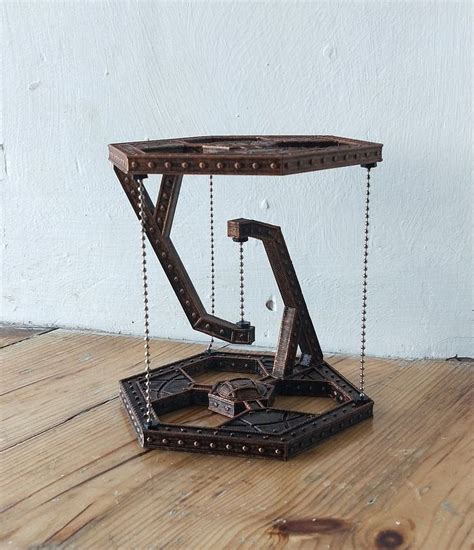 Impossible Table Tensegrity Levitation Optical Illusion Steampunk