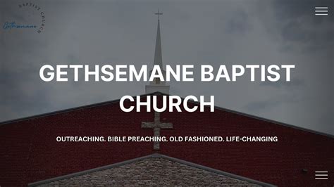 Gethsemane Baptist Church Sunday Night Service March 22nd 2020