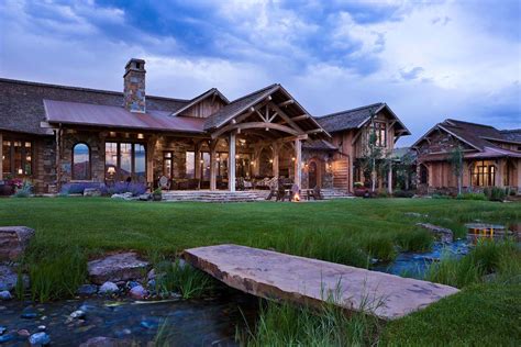 Rustic Yet Refined Mountain Home Surrounded By Montanas Wilderness