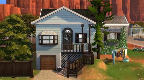 Budget Friendly Home The Sims 4 Speed Build No Cc Youtube