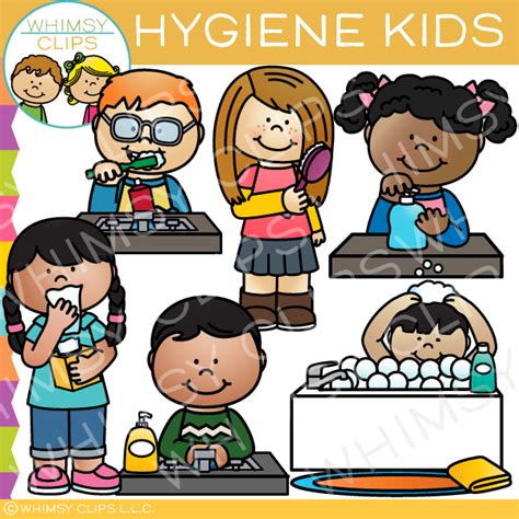 Hygiene Kids Clip Art Images And Illustrations Whimsy