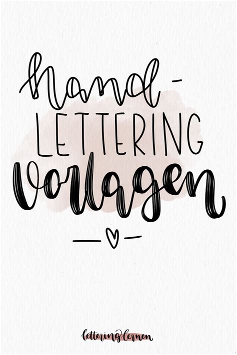 Handlettering Vorlagen Freebie In 2021 Lettering Lettering Lernen