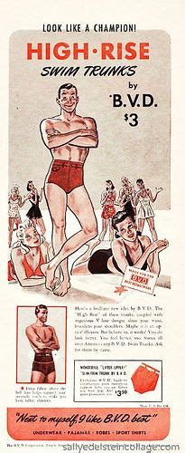 Swim Suits Men Bvd Anuncios Vintage Ropa Interior Hombre Y Publicidad Retro