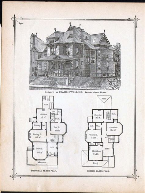 59 Best Victorian House Floor Plans Images On Pinterest