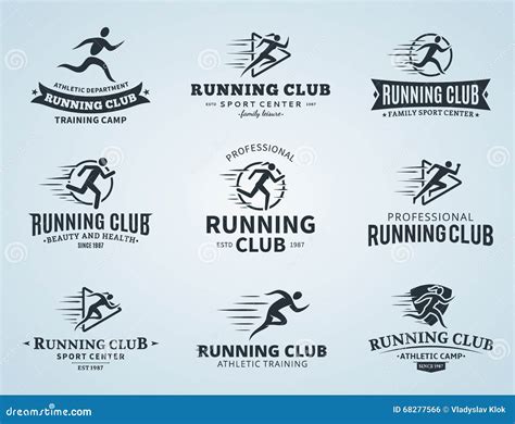 Logos Or Labels For Runners Free Vector Download 2020