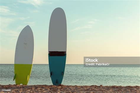 Surfboards On The Beach Stock Photo Download Image Now Store