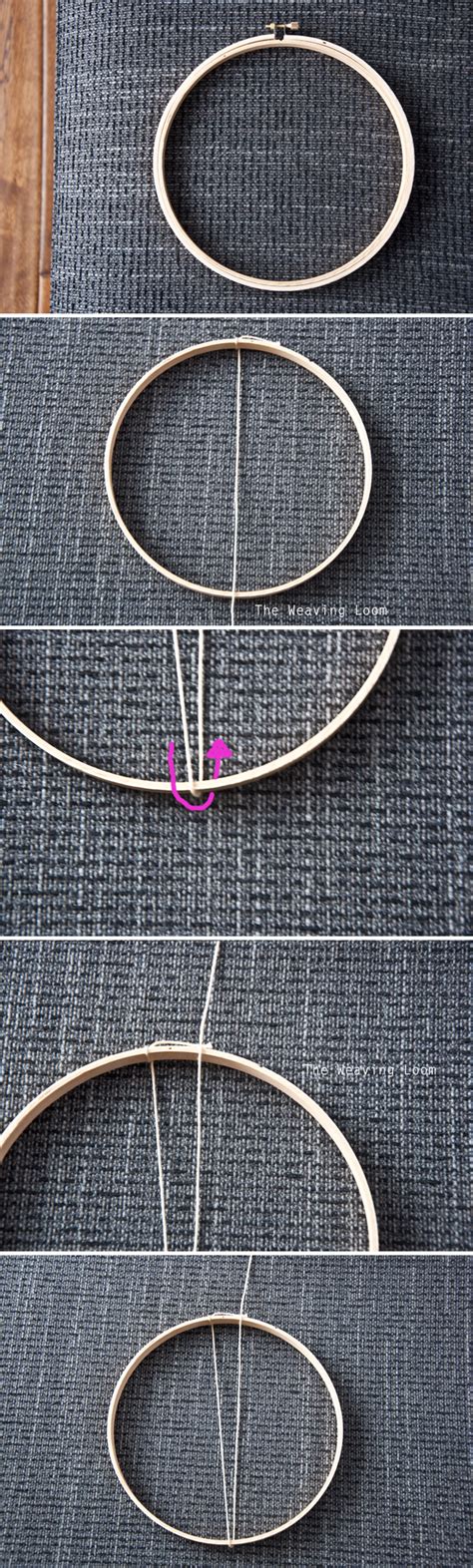 Best Of Weaving Techniques Using An Embroidery Hoop As A Loom The