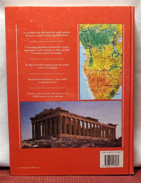 Vintage 1993 Pictorial Atlas Of The World Hardback Book World Etsy