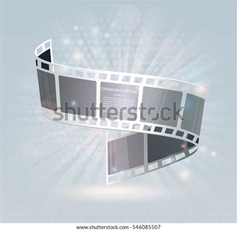 Film Strip Roll Vector Cinema Background Stock Vector Royalty Free