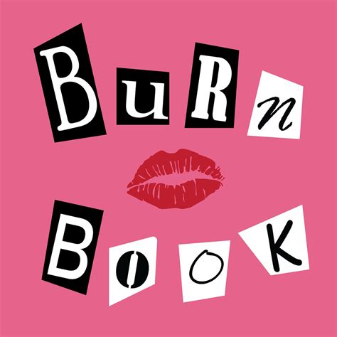 Burn Book Bachelorette Svg Png Digital Cutfile Mean Girls Diy Etsy