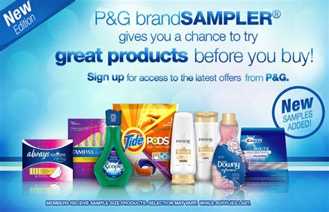 Is the only preparation website that offers real preparation for these new assessments. P&G brandSAMPLER: FREE Product Samples - New Edition ...
