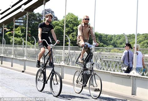 Cyclists Build Double Decker Bicycle Which Stand Two Metres Tall