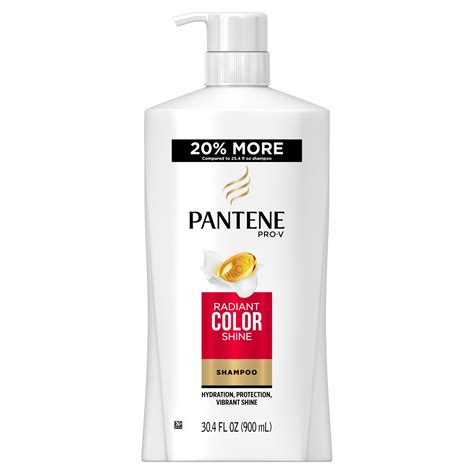 Pantene Pro V Moisturizing Nourishing Radiant Color Shine Daily Shampoo