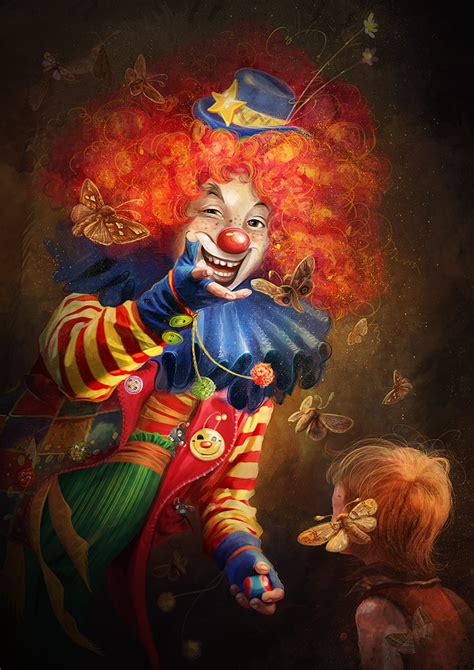 Clown By Irish Blackberry On Deviantart Clown Paintings Circus Art