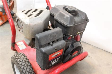 Apply detergent to a dry surface. Troy Bilt Pressure Washer | Property Room