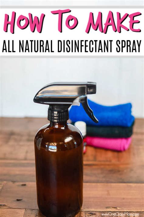 With just a few ingredients, you can make homemade disinfectant spray. DIY Disinfectant Spray - Easy and budget friendly disinfectant