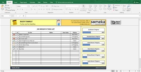 100% customizable free sample,example & format checklist template in excel o5bdl. Family To Do List - Printable Checklist Template in Excel