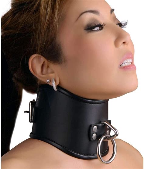 strict leather locking posture collar medium amazon ca health and personal care