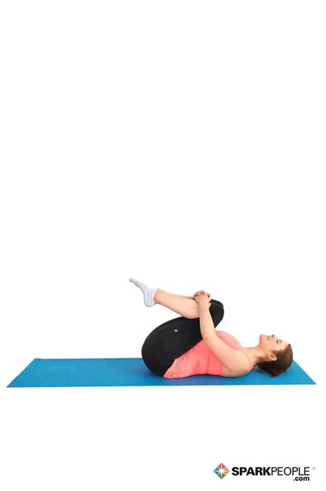 Lying Double Knee Hug Exercise Demonstration Exercise Workout Cool