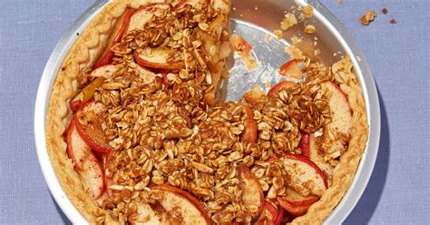 In this apple pie recipe we are adding a little flour to thicken the pie mixture but we're also relying on the natural pectin that exists in apples. Apple Pie Crumble Topping Recipe