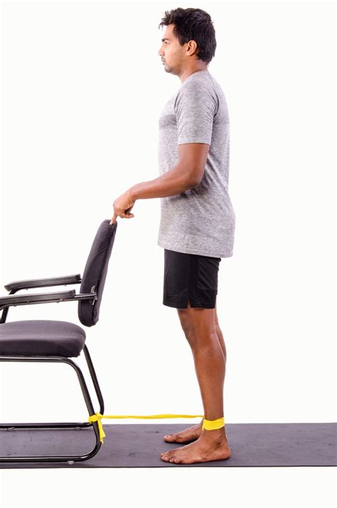 Standing Hip Extension With Theraband