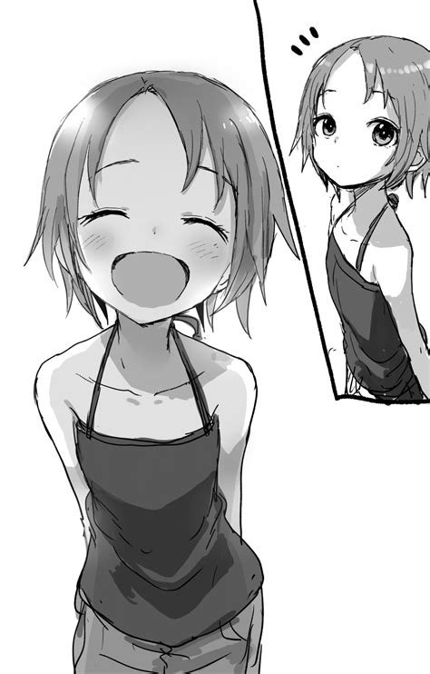 Safebooru 1girl D Absurdres Bangs Bare Arms Bare Shoulders Blush Camisole Closed Eyes