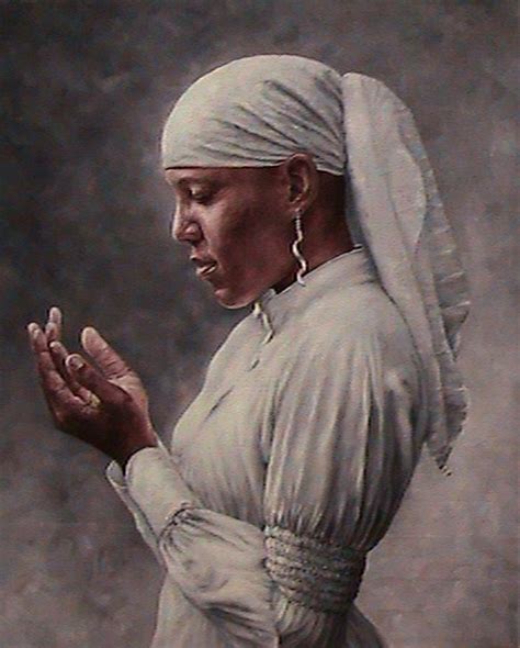 Woman In Prayer Painting By Myfa Therzson Pixels