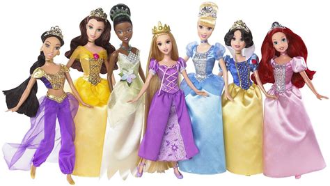 Disney Princess Party Dress Pack Set Of 7 Dolls The Beautifull Disney