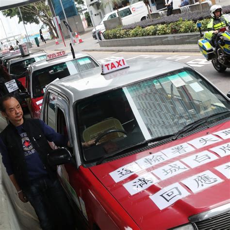 Taxi Drivers Plan Anti Uber March In Hong Kong Threatening Citywide