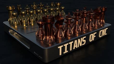 Titans Chess Free 3d Model Cgtrader