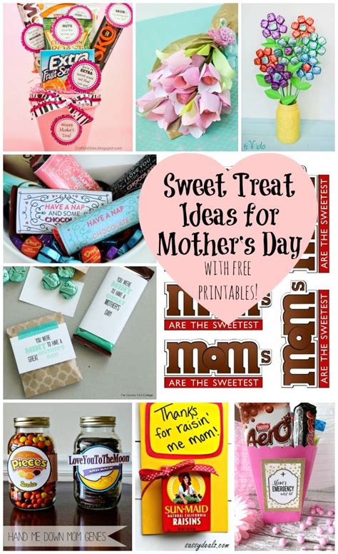 Sweet Treats For Mothers Day Free Printables Mothers Day Crafts