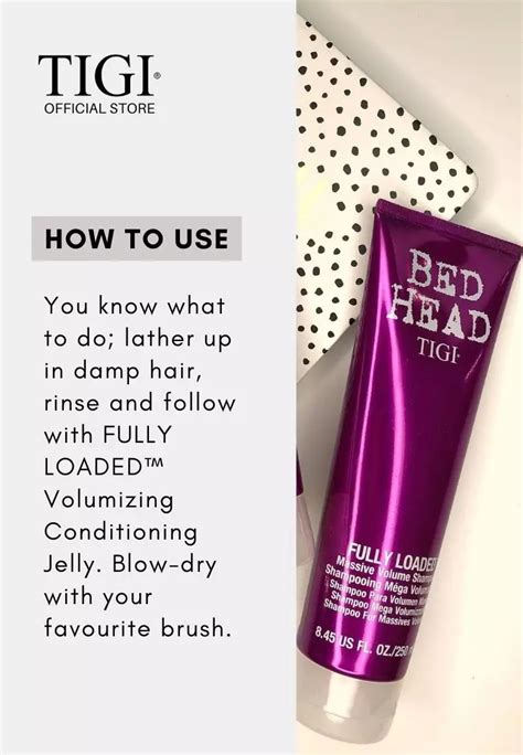 Buy TIGI Bed Head Fully Loaded Massive Volume Shampoo Online
