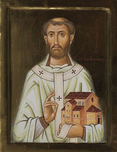 St Augustine Of Canterbury Aidan Hart Sacred Icons Catholic Saints