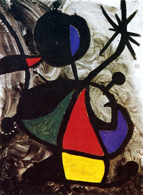 Woman 1968 Juan Mirò Joan Miró Miro Pinturas Pinturas
