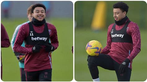 Jesse Lingard First Training With West Ham United After Completing His Transfer From Manchester