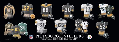 Pittsburgh Steelers Uniform And Team History Heritage Uniforms And