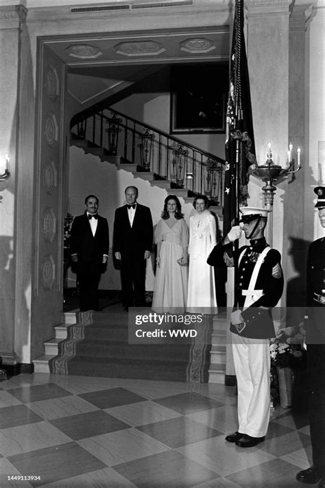 King Hussein Bin Talal Of Jordan Gerald R Ford Queen Consort Alia