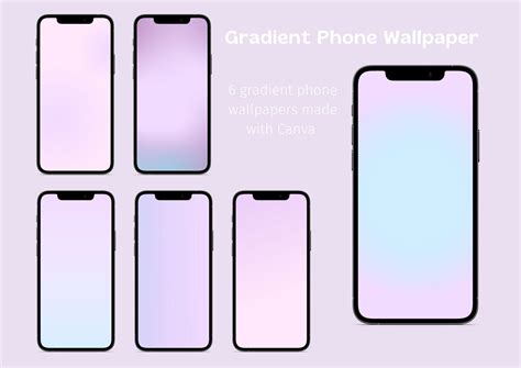 Gradient Phone Wallpaper Canva Phone Background Iphone Etsy In 2023