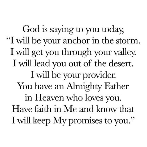 A Poem Written In Black And White With The Words God Is Saying To You Today