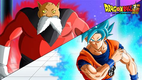 Toppo Vs Goku Super Saiyan Blue Colored Aura Spark By Aashananimeart On