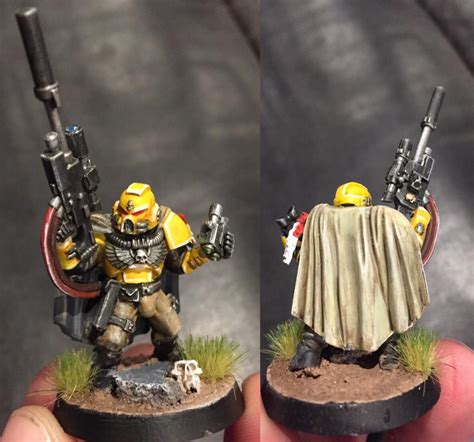 Space Marine Scout With Helmet Mod Rwarhammer40k