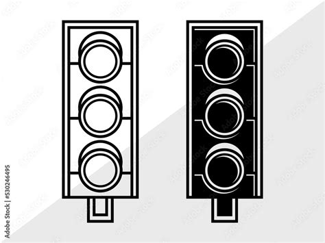 Traffic Light Svg Road Light Svg Signal Light Svg Stop Light Svg