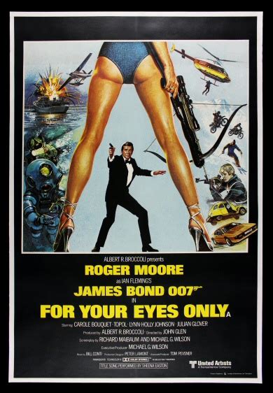 For Your Eyes Only Cinemasterpieces James Bond Rare Original Movie