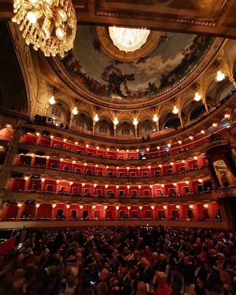 The Interiors Of The Teatro Dellopera Di Roma Just Before The Opera