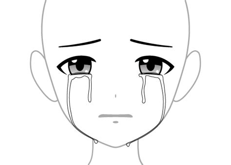 When drawing, crying eyes, droopy or slightly closed eyes can give the character more emotion. Anime Tears Png