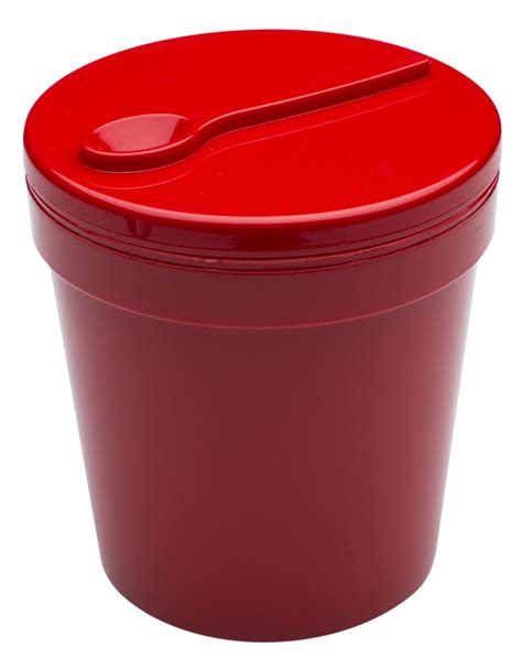 Zak Designs Insulated Ice Cream Container Red Fits 1 Pint