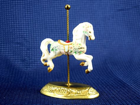 Vintage Carousel Horse Porcelain Figurine House Of Lloyd Etsy