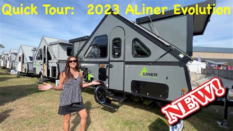 Tour The New 2023 Aliner Evolution Pop Up Towable Camper Youtube