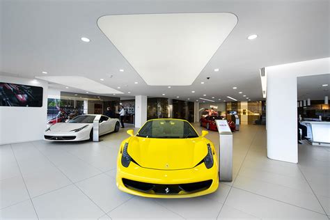 Stretch Ceilings Me Limited Led Lighting For Car Showrooms And Photo